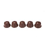 CISNO 5pcs/pack Refillable Coffee Capsules For Dolce Gusto | Compatible with Mini Me, Genio, Piccolo, Esperta... N7