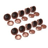 CISNO 5pcs/pack Refillable Coffee Capsules For Dolce Gusto | Compatible with Mini Me, Genio, Piccolo, Esperta... N9