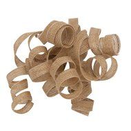 The Gift Wrap Company AMZ19078 12 Count Jute Curly Ribbon Bows, Straw, Tan N3