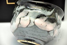 Japanese Mino Yaki ware Matcha Bowl Green Tea 12 / 12 / 9cm (4.7 / 4.7 / 3.5inch)[7360] N6