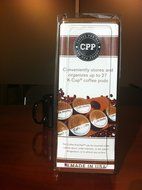 Coffee Pod Pad &ndash; Coffee Pod Storage System (Tan) N3
