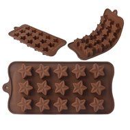 EVTECH(TM) 15 Cavity Star Style Silicone Gel Non Stick Cake Bread Mousse Ice Pudding Mold Chocolate Jelly Candy... N2
