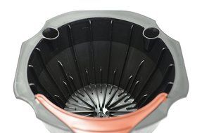Wilbur Curtis Brew Cone Assembly with Steam Guard, Stylized Gemini &ldquo;Hot Coffee&rdquo; - Commercial-Grade Brew Basket...