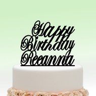 ivisi Personalized Wedding Cake Topper Monogram Last Name Surname Decoration Anniversary Gift (Design 5) N7