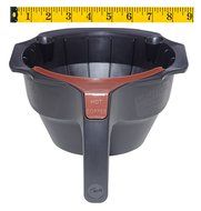 Wilbur Curtis Brew Cone Assembly with Steam Guard, Stylized Gemini &ldquo;Hot Coffee&rdquo; - Commercial-Grade Brew Basket... N3