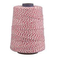Bakers Twine &amp; Holder For Easy Cutting &amp; Storage - Red &amp; White String N5