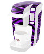 Purple Zebra - Decal Style Vinyl Skin fits Keurig K10 Mini Plus Coffee Makers (KEURIG NOT INCLUDED) N2