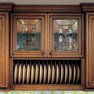 Omega National Plate Display Rack Kit, Unfinished Hickory, cabinet not included N2