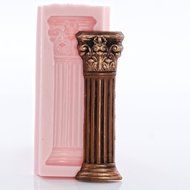 Roman Column Silicone Mold Food Safe Chocolate, Fondant, Candy, Craft or Jewelry Mold Resin, Clay, Flexible and... N4
