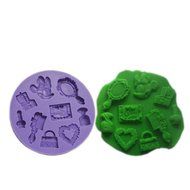 Anyana Furniture fondant cake decorating tools Cosmetic silicone cake mold baking tools for cakes kitchen cake... N2
