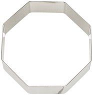 Fat Daddio's Stainless Steel Octagon Cake and Pastry Ring, 8 Inch x 2 Inch N2