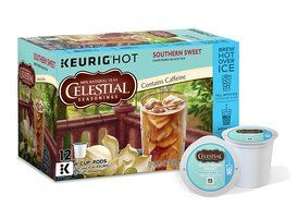 Celestial Seasonings Lemon Zinger Herbal Tea, K-Cup Portion Pack for Keurig K-Cup Brewers, 24-Count N36