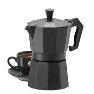 Oggi 6570.2 3 Cup Cast Aluminum Stovetop Espresso Maker, Red N2