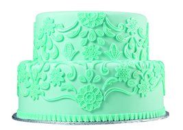 Wilton 409-2557 Fondant and Gum Paste Silicone Mold, Lace