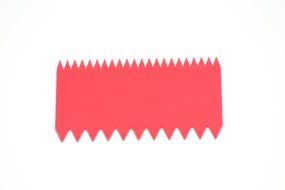 Paderno World Cuisine Serrated Two-Sided Plastic Comb, Set of 10