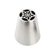 Russian Piping Tips 25 Piece Set Stainless Steel Professional Quality - 15 Nozzles + 10 Disposable Piping Bags... N6