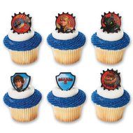 DecoPac How to Train Your Dragon 2 Hiccup and Friends Cupcake Rings (12 Count) N2