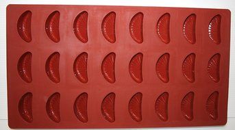 Silicone Lemon Slices Mold 24 Cavities 12 1/2" L x 7" W