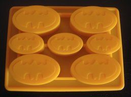 Batman and Superman Birthday Cake Pan silicone Candy chocolate Mold Tray Set N3