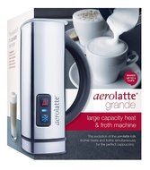aerolatte Grande Automatic Hot or Cold Milk Frother and Cappuccino Foam Maker, Stainless Steel, 16-Ounce N2