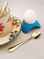 Tea Infuser with Stylish Three Leaf Silicone Handle and Stainless Steel Strainer Ball Filter includes Drip Tray... N38