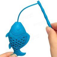 Bargain World Silicone Fish Tea Strainer Infuser Tea Leaf Spice Herbal Filter Diffuser N3