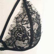 Bra Top ，Beautyvan Comfortable Fashion Women Hollow Translucent Underwear Sheer Lace Strap Lingerie Bra Top Bustier... N5