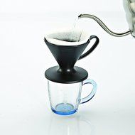 Bialetti 6751 2 Cup Plastic Pourover Coffee Dripper, Black N2