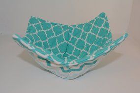 Microwave Bowl Cozies // Reversible // Set of 3 // 1 Small Bowl Cozy // 1 Medium Bowl Cozy // 1 Dinner Plate Cozy... N35