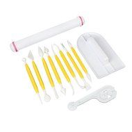 uxcell 14 Sets (46pcs) Cake Decration Tool Set Fondant cake Cutter Icing Plunger Mold Mould Sugarcraft Icing Decorating... N15