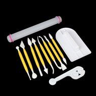 uxcell 14 Sets (46pcs) Cake Decration Tool Set Fondant cake Cutter Icing Plunger Mold Mould Sugarcraft Icing Decorating... N17
