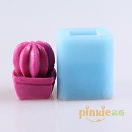 Y&amp;XL&amp;H Cactus Shaped Soap Molds Mooncake Mould Fondant Cake Chocolate Silicone Mold, Decoration Tools Bakeware N2