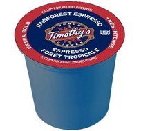 Timothy's World Coffee Rainforest Espresso for Keurig Brewers 24 K-Cups (2 Pack)