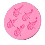 Beautymei Halloween Pumpkins with Hat Mini Silicone Mold Pink