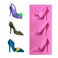 BleuMoo High Heel Shoes Silicone Fondant Mould Cake Decorating Chocolate Baking Mold DIY N3
