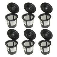 Blendin 6 x Single Coffee Pod Filters Compatible Keurig K Cup Coffee Maker System, Reusable N2