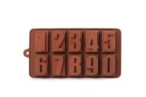 Home Value Number Shaped Silicone Mold for Birthday Candle, Candy,ice ,Chocolate Mold, (HVCHOCMOLDC1298) N5