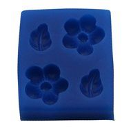 First Impressions Molds FL327 Silicone Mold, Large Blossom and Leaf Set N2