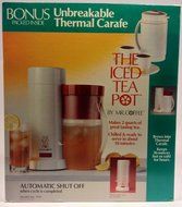 Mr. Coffee The Iced Tea Pot Maker, 2 Quarts With Bonus Unbreakable Thermal Carafe TM1 N2