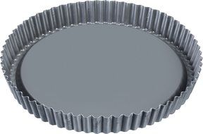 Westmark 33942260 Fruit Tart Tin Nonstick Coated Perfect for Cakes, Pies, Tarts, Flans, 11", Gray