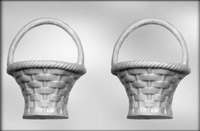CK Products 7-1/2" 3D Basket Choc Mold