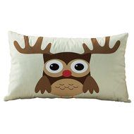 Christmas Pillow Case,Beautyvan Christmas Rectangle Cotton Linter Pillow Cases Cushion Covers (D)