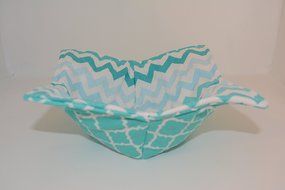 Microwave Bowl Cozies // Reversible // Set of 3 // 1 Small Bowl Cozy // 1 Medium Bowl Cozy // 1 Dinner Plate Cozy... N36