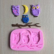 Anyana Owl Silicone Fondant Mold Cake Decorating Pastry Gum Pastry Tool Kitchen Tool Sugar Paste Baking Mould... N6