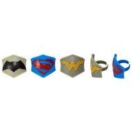 Batman v. Superman: Dawn of Justice Emblem Cupcake Rings - 24 ct