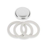 Bialetti Gaskets &amp; Filter Set for Bialetti Moka Express 3-Cup Espresso Machine