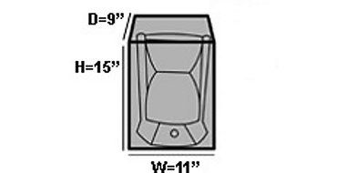 CoverMates &ndash; Keurig Coffee Maker Cover &ndash; 14W x 9D x 14H &ndash; Diamond Collection &ndash; 2 YR Warranty &ndash; Year Around Protection N24