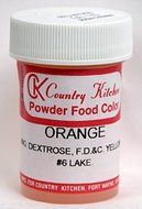 Orange Powdered food coloring