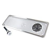YBB Cup Washer Dispense Rinser with Side Spray,Drain and Drip Tray,Stainless Steel Glass Washer for Bar Coffee... N4