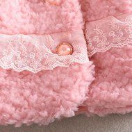 Coat ,BeautyVan Kid Baby Infant Girls Lace Sweet Winter Waistcoat Thick Warm Tops Vest Clothes (5T, Pink) N7